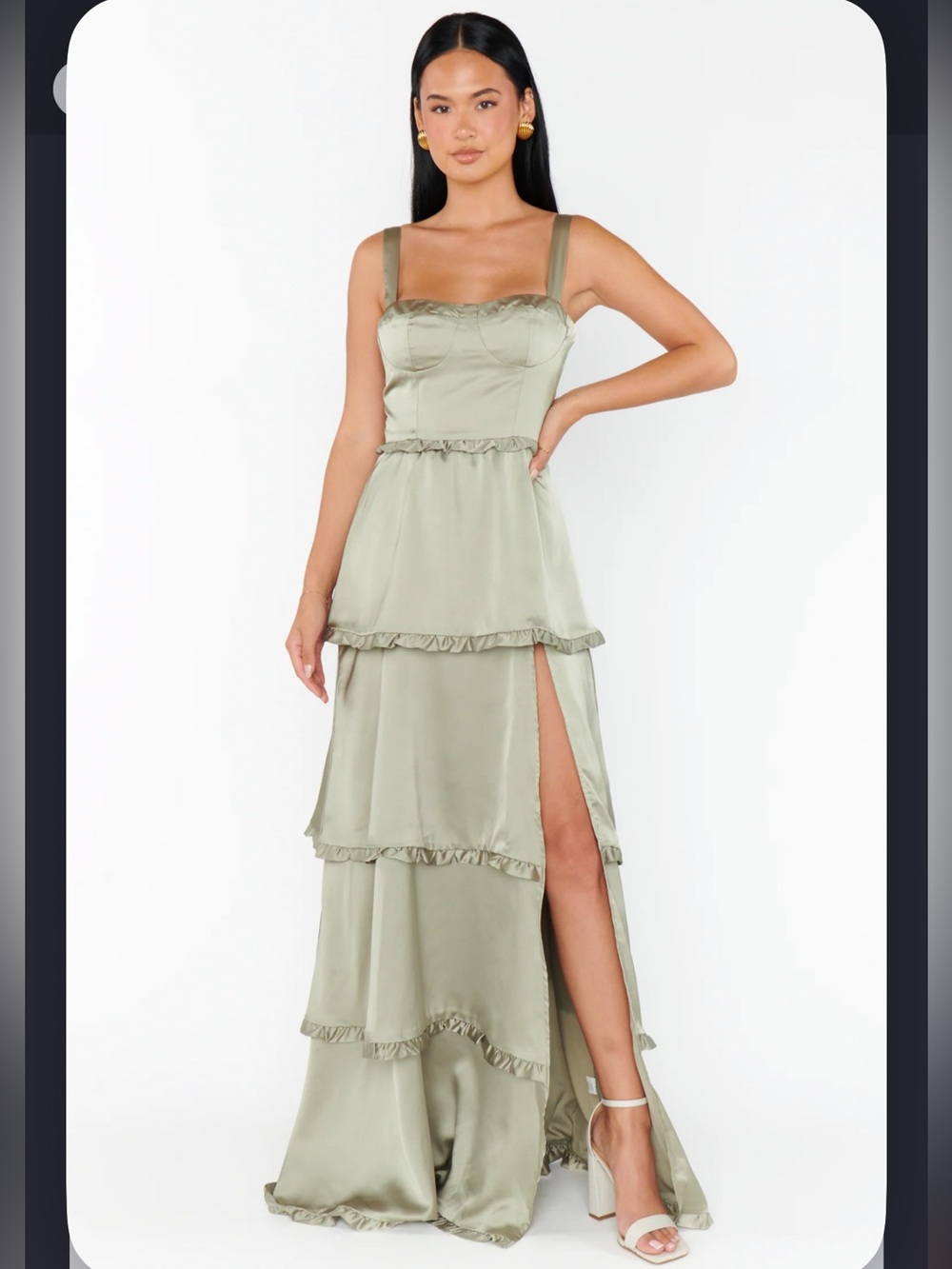 Lady corset dress - Show Me Your MuMu, moss green